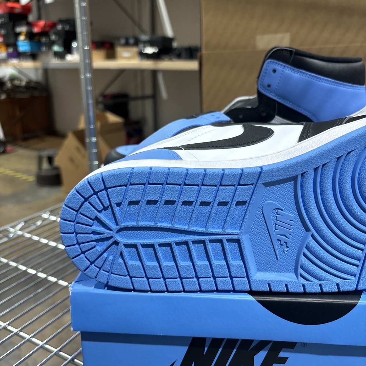 Men's) Air Jordan 1 Retro High OG 'UNC / University Blue Toe