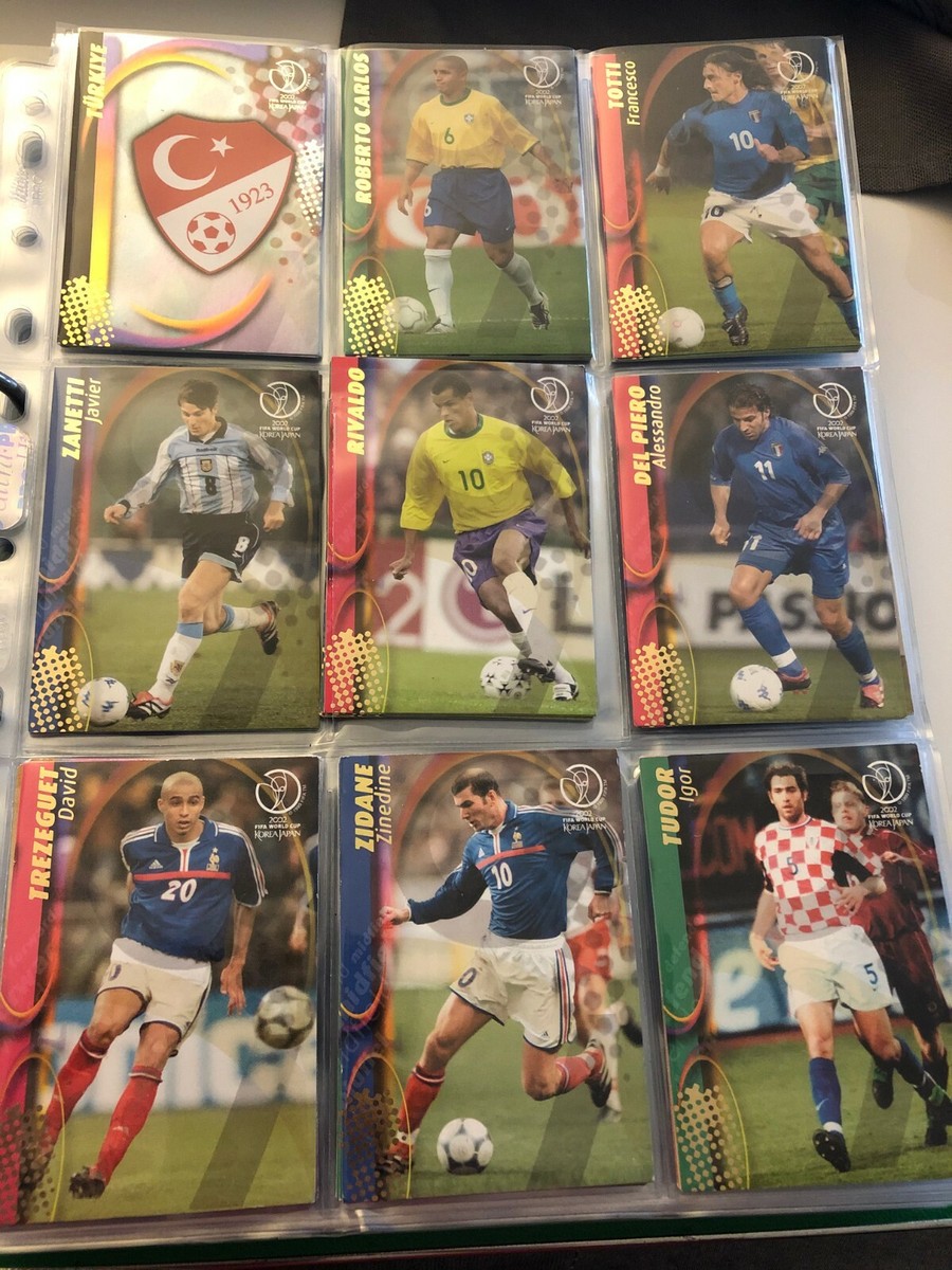 PANINI WORLD CUP 2002 CARD SET NEAR COMPLETE ZIDANE HENRY RARE | eBay