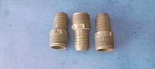 Lasco 1" PVC Male Adapter Hose Barb Insert x MPT MIP, Lot of 3