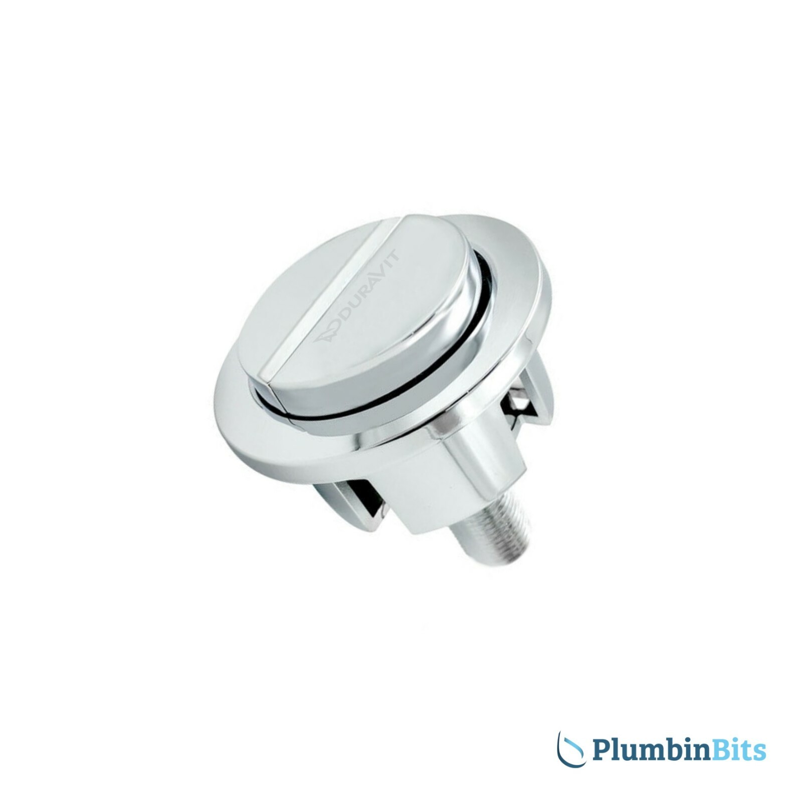 Duravit Replacement Type 290 Dual Flush Push Button Chrome 0074611000 by Geberit