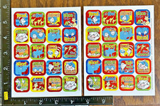 DR. SEUSS THE CAT IN THE HAT, READER  MESSAGES 2 SHEETS BEAUTIFUL STICKERS 77