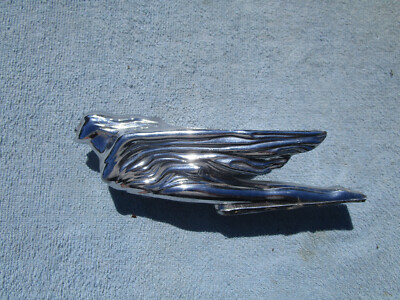 1941 Cadillac Caddy Flying Goddess Hood Ornament Lady Chrome | eBay