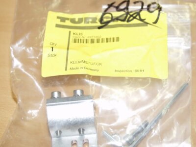 1 Stück TURCK KLI5 Sensoren Montagezubehör Klemmstück NEU