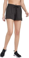 Champion Authentic Women's Jersey Short, Granite Heather, Small