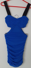 Asos , women , dress ,blue , size 8 , strappy sleeves, brand new with tags