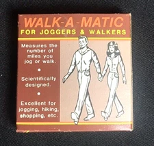 Vintage 1985 Walk-A-Matic Pedometer no 76333 Original Box & Instructions