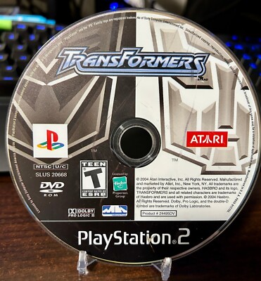 Transformers DISC ONLY (Sony PlayStation 2, 2004)