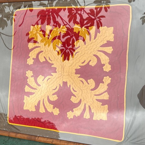 Hawaiian Quilt Framed Koa Wood - Picture 5 of 10