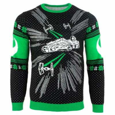 Official Numskull Christmas Xmas Jumper Star Wars Falcon UK: XS US: XXS  New UK