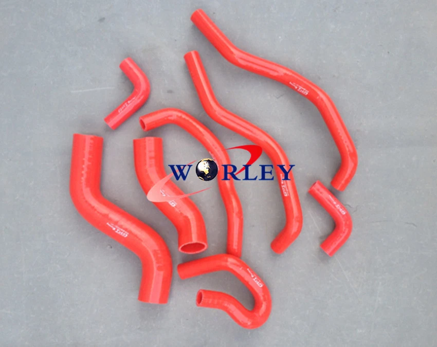 Silicone Radiator Hose Kit For TOYOTA Hilux KUN26R SR & SR5 3.0L 2005-2014 BLACK — 第 4/4 张图片