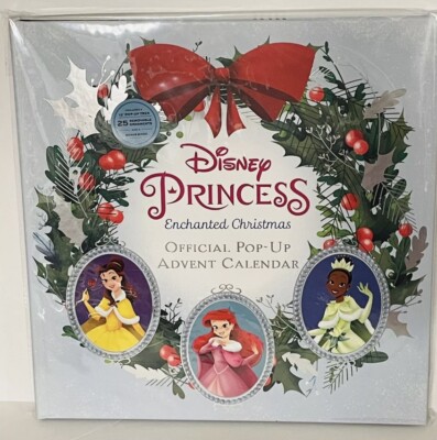 Disney Princess Enchanted Christmas Official Pop Up Advent Calendar NEW Sealed