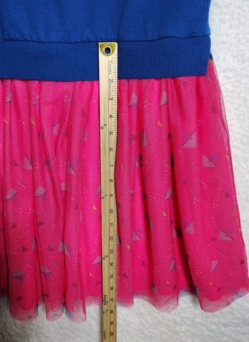 LOL Surprise-Girl's Blue/Pink Sparkle Hooded Dress Size XL (14/16) - Picture 7 of 11