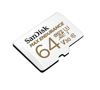 SanDisk MAX ENDURANCE microSDHC card for IP cams & dash cams, SDSQQVR-064G-GN6IA