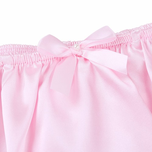 Para Hombres Brillante Satén Volantes Lencería Bloomer Ropa Interior Volantes Falda Sissy Bragas - Imagen 355 de 415