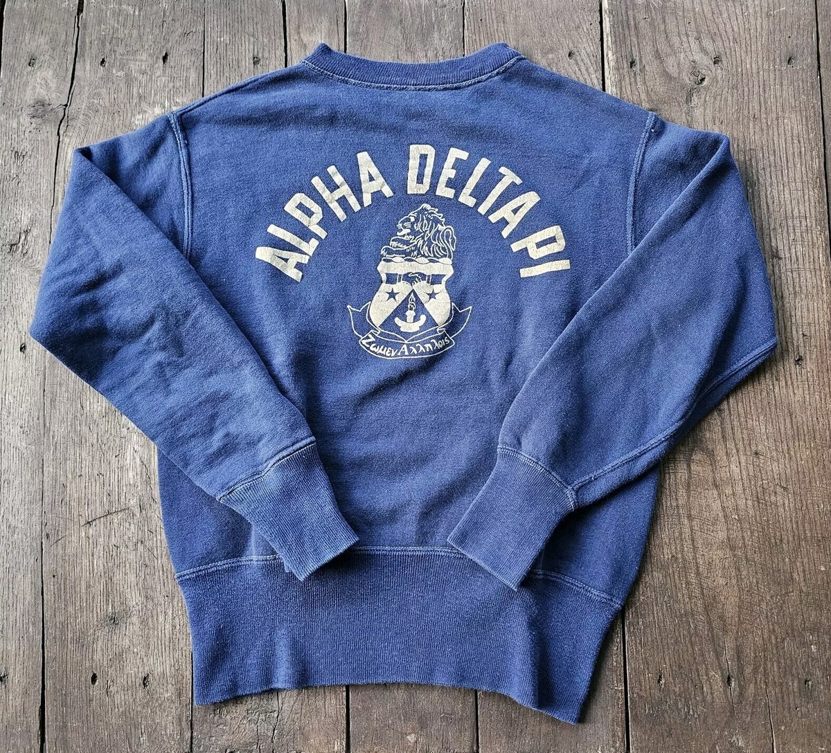 1950's Champion Processed Sportswear Running Man Alpha Delta Pi