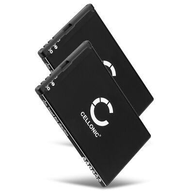 2x Ersatz Akku für artfone CS188 C1 Plus CS182 1500mAh 