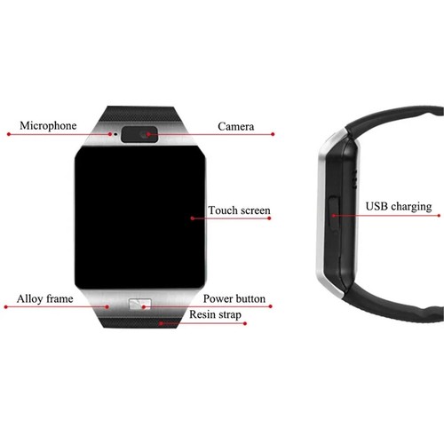 Bluetooth Smart Watch w/Camera Waterproof Phone Mate For Android Samsung iPhone - Zdjęcie 24 z 28