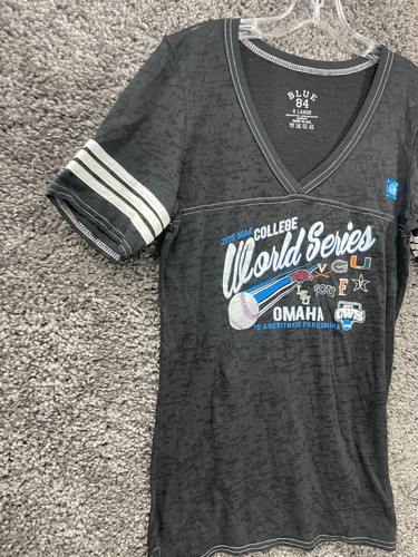 2015 NCAA College World Series Omaha 8 Teams T Shirt Women XL Short Sleeve - Picture 6 of 11