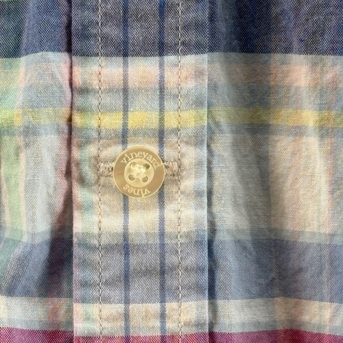 Vineyard Vines Long Sleeve Shirt Boys XL(18) Blue Pastel Button Up Lightweight - Picture 6 of 9