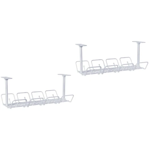  2 Sets Kabelspeicherregal Büro Aufbewahrungskorb Unter Dem Schreibtisch