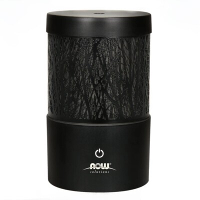 New! NOW Solutions METAL TOUCH DIFFUSER   Ultrasonic Color-Changing Aromatherapy
