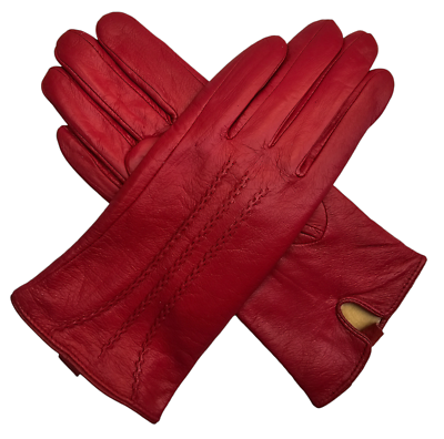 Gants D'hiver Femme En Cuir Véritable Doublure Polaire - Super Doux, Premium (neuf Avec étiquettes)