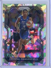 2021 Panini Prizm WNBA Ice Parallel NO. 41 Crystal Dangerfield - Minnesota Lynx