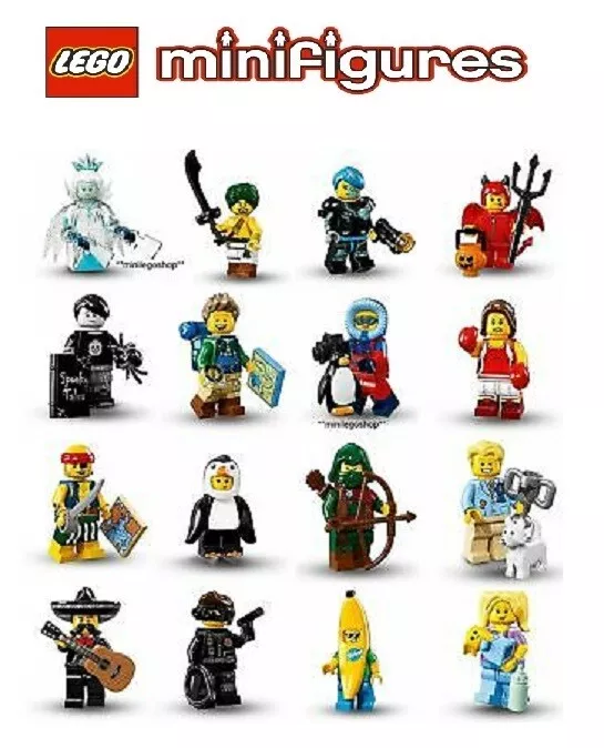 influenza tømmerflåde næve Lego 71013 Collectible Minifigures Series 16 - NEW - YOU PICK Your Favs |  eBay