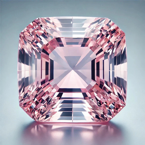 AAA 10 Crt impecable morganita de Madagascar suelta forma cuadrada corte de piedras preciosas. - Imagen 2 de 4