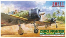 Sweet 1/144 Zero Fighter Type 21 Green Version Model Kit 2-Pack 14112