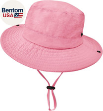 Outdoor Kids Sun Hat UPF 50 Quick Dry Foldable Bucket Hat Lightweight Adjustabl