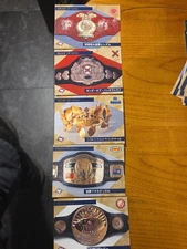 1995 BBM Proof of King Wrestling Belt 5 Card Lot – IWGP FMW RINGS Pancrase AJW