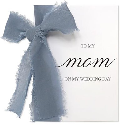 Wedding Day Card for To My Mother on My Wedding Day, Mother of the Bride or Mom