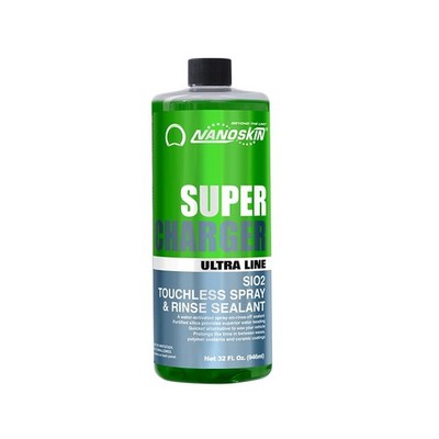 Car Wash Sealant Spray SiO2 Touchless 32 Oz Nanoskin Ultra Line SUPER CHARGER