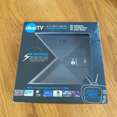 CLEAR TV X-71 HDTV DIGITAL INDOOR ANTENNA 