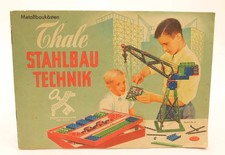Bauanleitung Metallbaukasten  Thale Stahlbau Technik DDR 60er Jahre Spielzeug 