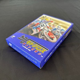 Motocross Champion W/box CIB Famicom FC Cartridge likely unused Nintendo Rare