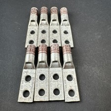 Lot of 8 Burndy YA2CL-2TC14 Copper Lugs 2 AWG...