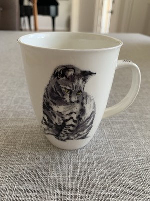 Dunoon MY CAT A Design By Anne Searle Mug Cup Fine Bone China Cat Kitten Design 