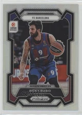 2023-24 Panini Prizm Turkish Airlines EuroLeague Silver Prizm Ricky Rubio #72