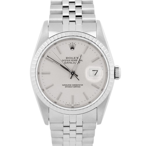 2018 RSC Rolex DateJust 36mm SILVER Stainless Steel JUBILEE Au...