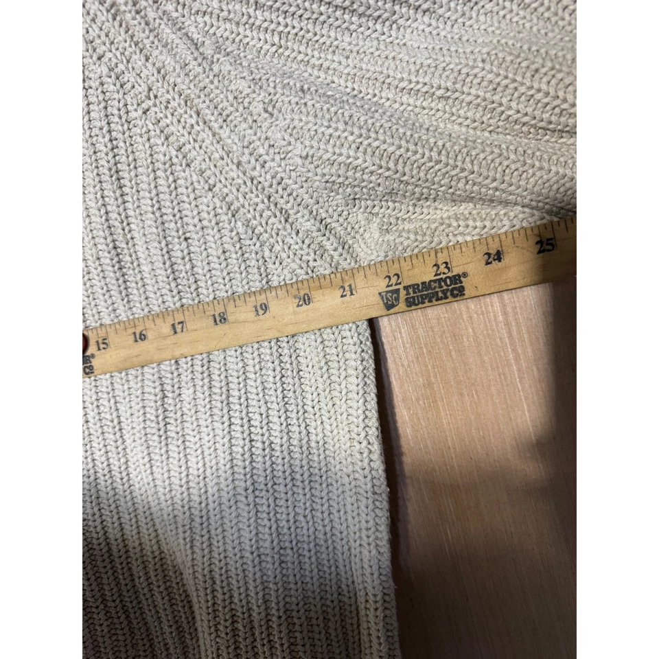 Suéter tejido con cable The J Peterman Company Lexington Kentucky para mujer talla M Foto 3 de 4