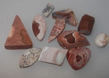 80tcw 100% Natural Mexican Fire Opal Rough 11 pieces Lapidary Bonanza Sale