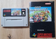 Super Mario Kart Spiel mit Anleitung, SNES