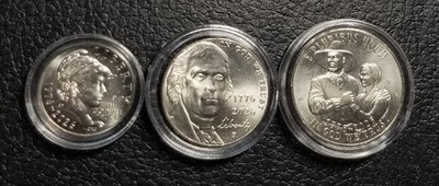 3-Coin Set 1776~2026 P Nickel, Dime, Quarter  IN CAPSULES   Semi-Quincentennial 