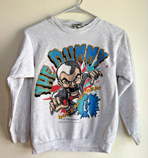Vintage 1996 Goosebumps Slappy The Dummy Sweatshirt Youth 10/12 Horror 90s