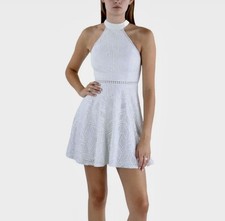 City Studios Junior Off White Lace Dress Size - 3