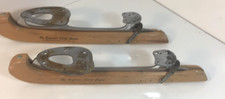 MK Sheffield England Steel Blades Dance Model 9" Ice Skating Blades W/ Woodguard
