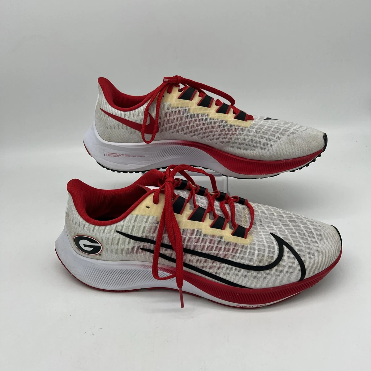 Nike Zoom Pegasus 37 Georgia Bulldogs White Red Running‎ Shoes Size 12 Nike releases new Georgia Bulldogs Pegasus 39 shoes for 2022  main image 4