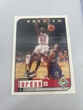 1998 Upper Deck UD Choice Michael Jordan Preview #23 Bulls 6 Time Champion